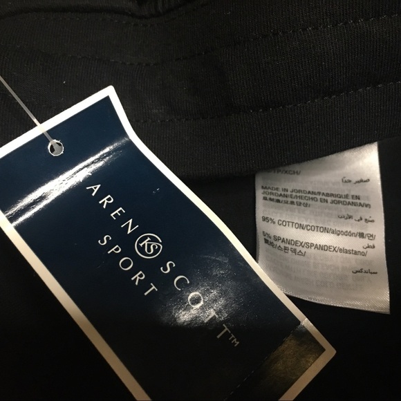 Karen Scott Sport Black Cotton Skimmer Shorts XS Extra Small - Picture 6 of 9